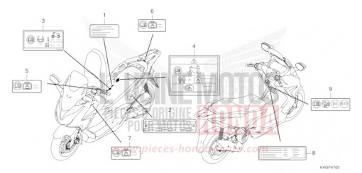 CAUTION LABEL NSS125ADP de 2023